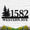 Custom Metal Address Sign For Rock With Pine Tree, Custom Number Street Pine Tree Address Sign For Rock – Amazing Metal Sign