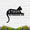 Lying Cat Address Metal Sign Custom House Number And Place Street Name, Custom Cat Address Metal Sign For Cat Lover