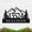 Personalized Pine Tree Mountain Custom Address Metal Sign For Wall Home, Address Pine Trees Metal Sign For Home House